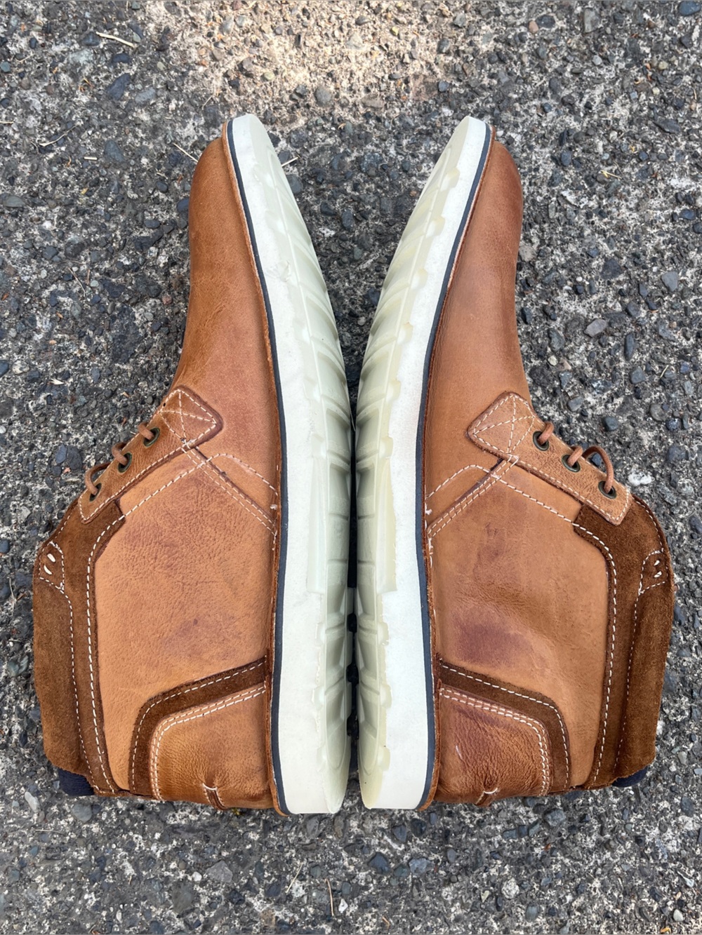 Steve Maden Men's Brown Leather Casual Chukka Boots Sz 10.5 - Picture 9 of 9